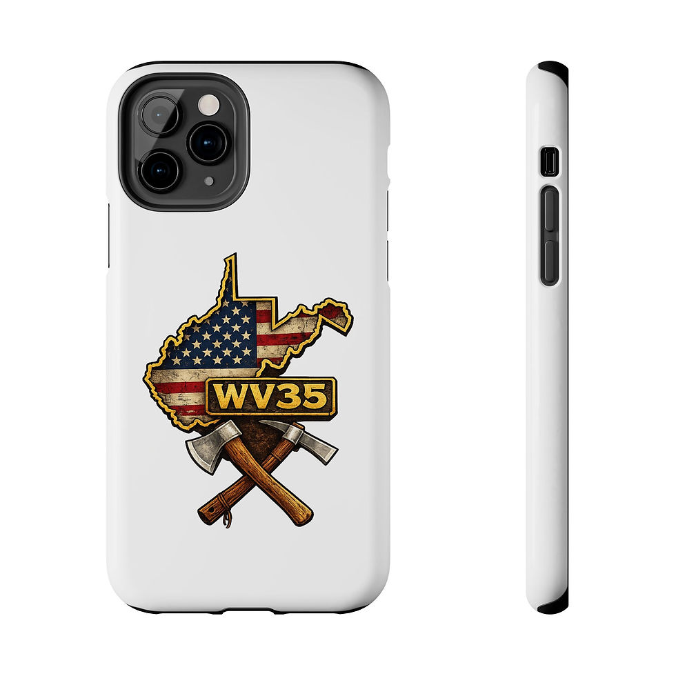 Thumbnail: WV35 American Flag Tough Phone Case