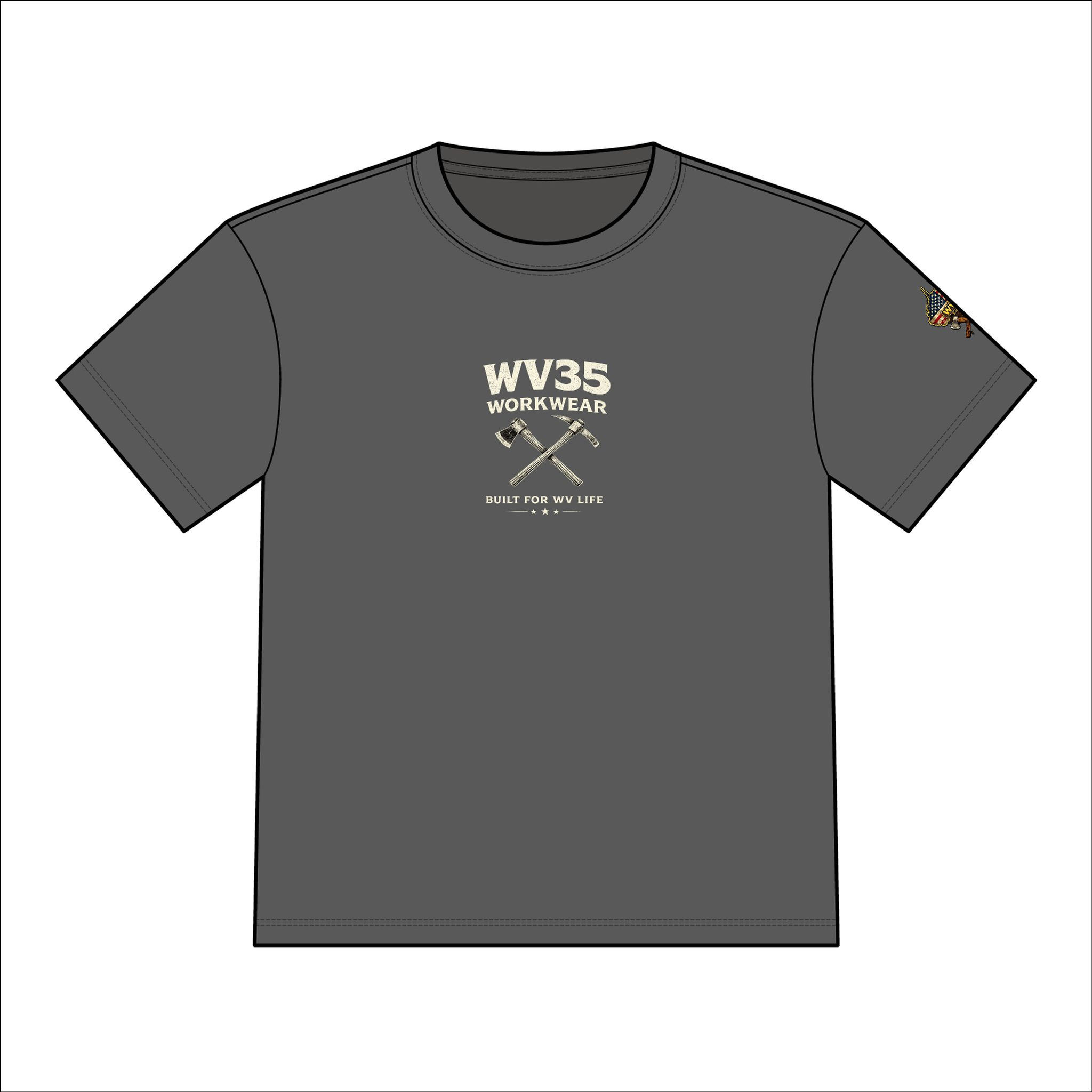 WV35 Workwear CamoHex Tee — Built for My Life Graphic T-Shirt