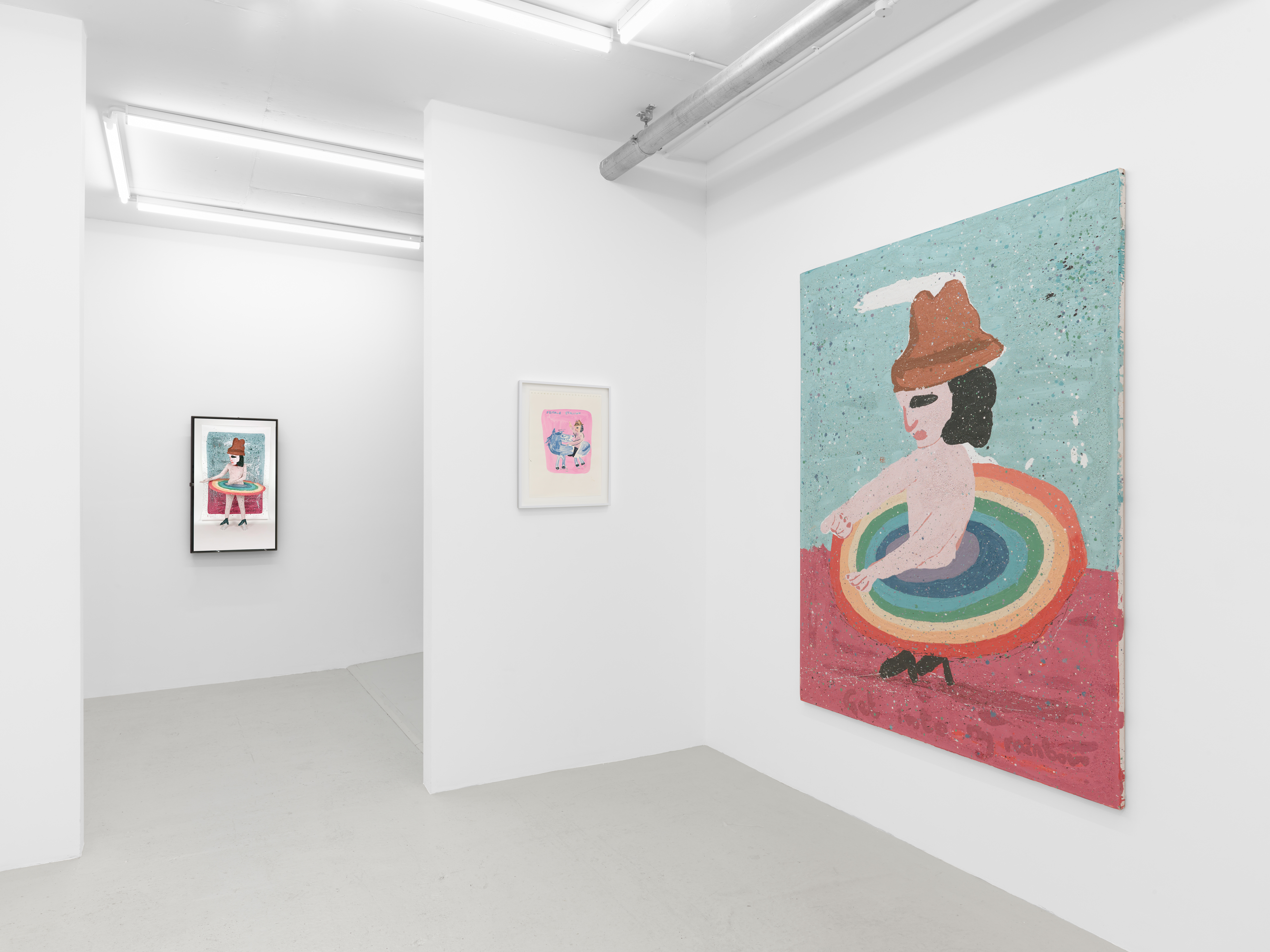 Kate Groobey, artist. Female stallion at Sim Smith, 2022