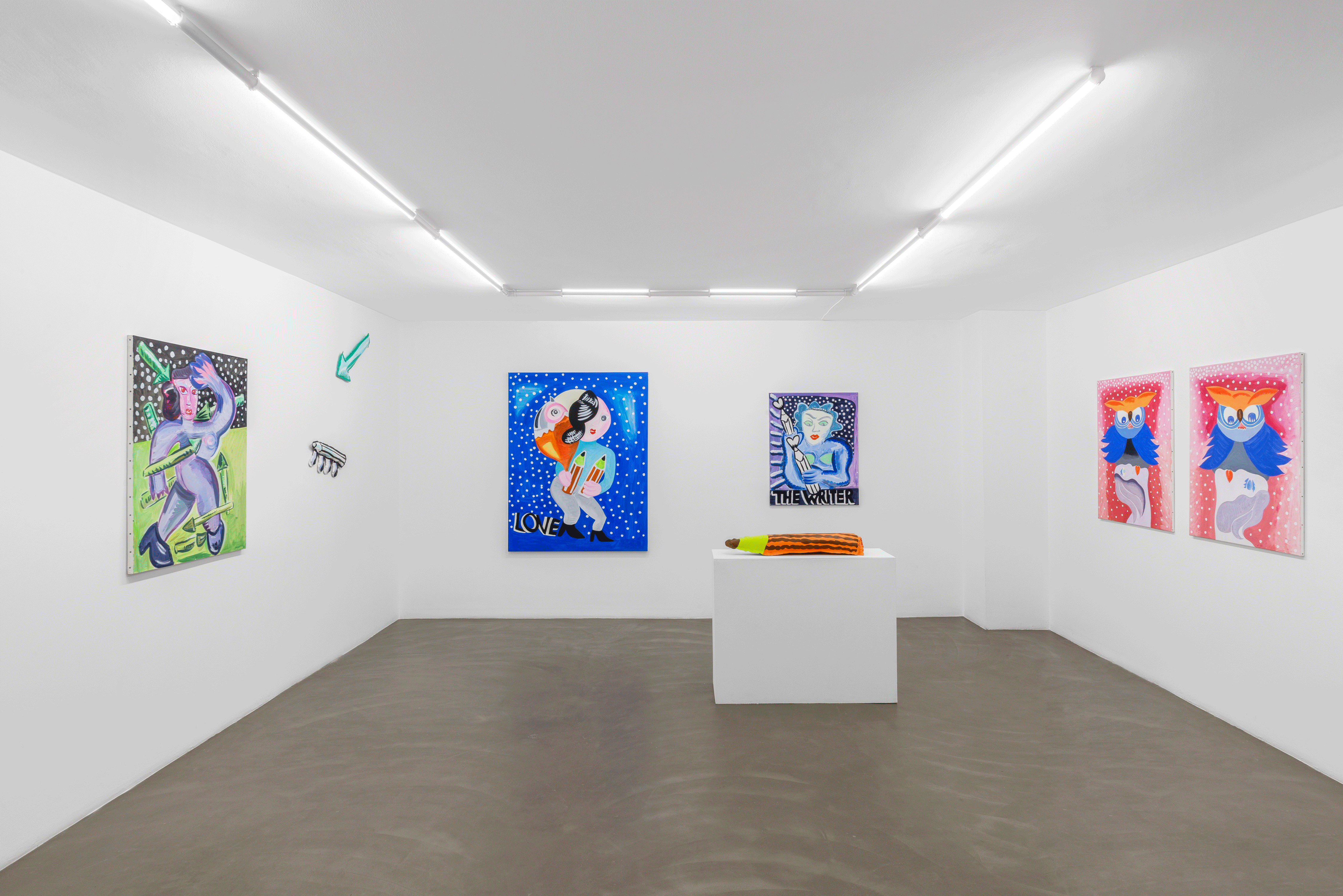 Installation view, Assholes of Ambition,