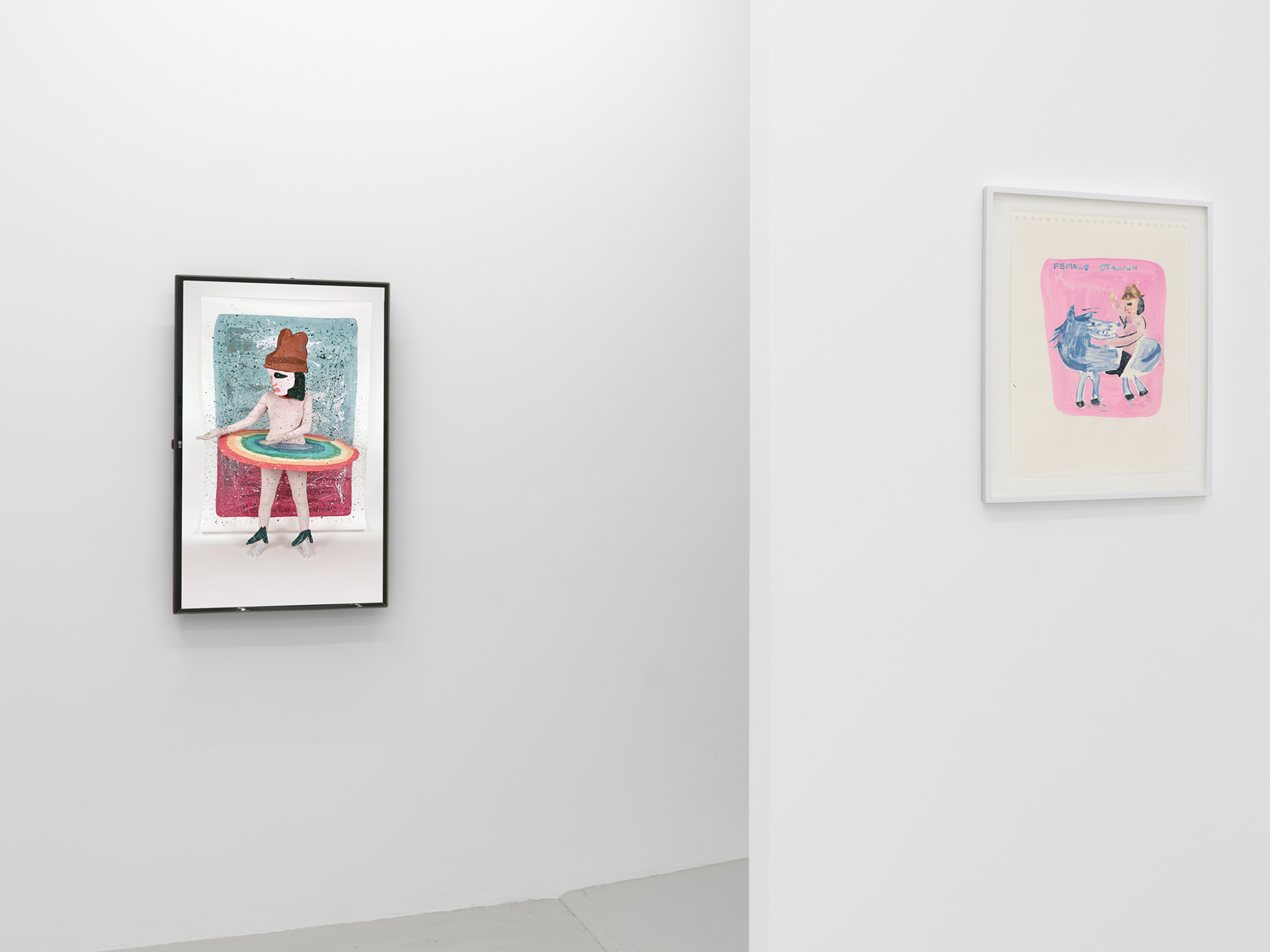 Kate Groobey, artist. Female stallion at Sim Smith, 2022