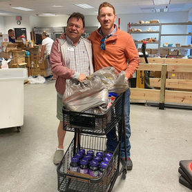 Hundreds of jars collected during PB&J food drive with Jacksonville Humane Society and Lutheran Social Services