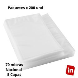 Paquete Bolsas al vacío lisas 25x45