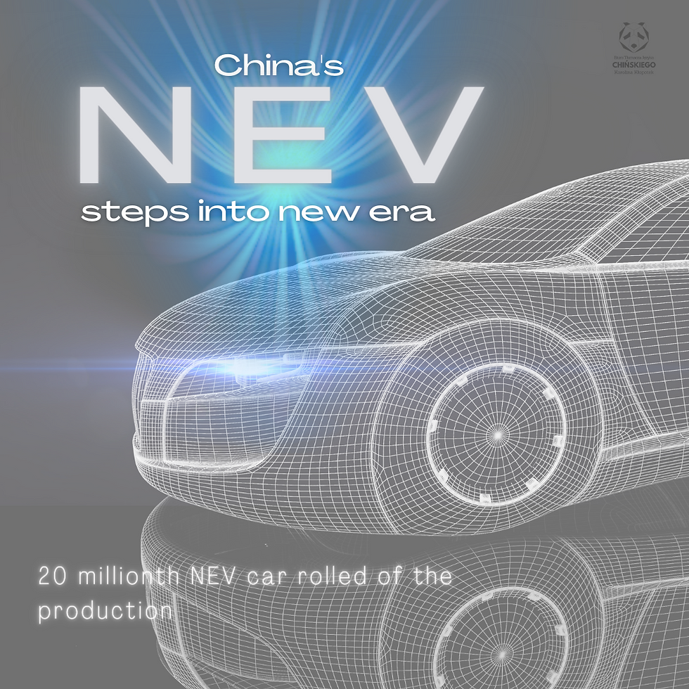 20-milionowy samochód NEV zjechał z linii produkcyjnej w Chinach.