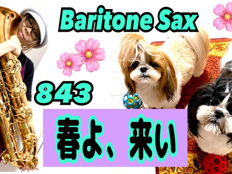 Baritone Saxで松任谷由実さんの春よ、来いを吹いてみました★ チカエ嬢のページ・843ページ目