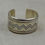 Thumbnail: Sterling Silver Navajo Cuff by J. Curtis