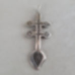 Thumbnail: Ingot Silver Pueblo Cross Pendant by Buffalo