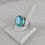 Thumbnail: High Grade Spiderweb Turquoise Ring in Sterling Silver by Henry Morgan