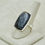 Thumbnail: Medium Rectangle Picasso Jasper & Sterling Silver 9x Ring by Sanchi & Filia