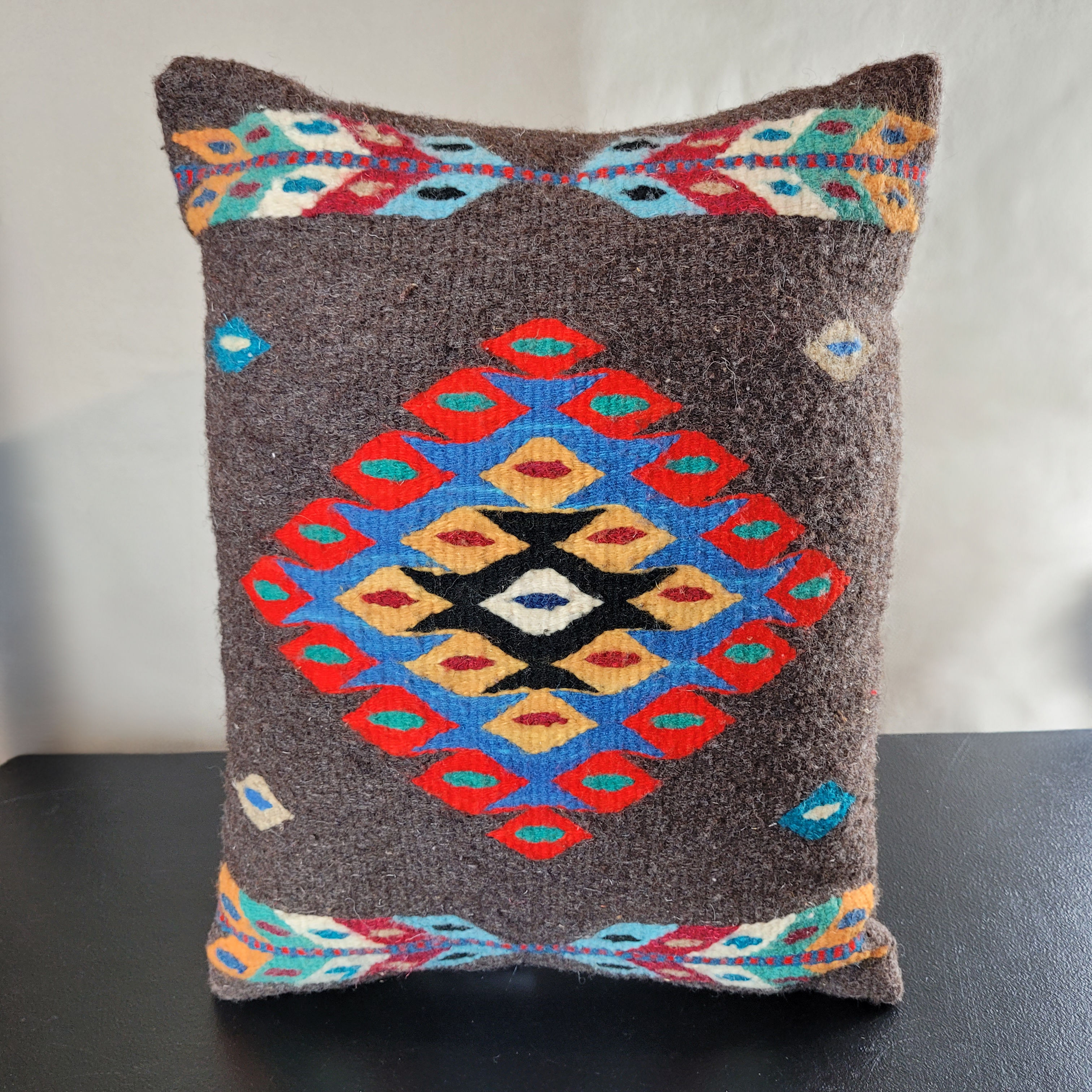 Geometric Pattern Zapotec Pillow - 15 x 20