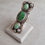 Thumbnail: Sterling Silver w/ Natural Green Turquoise 7x Ring by Melanie DeLuca