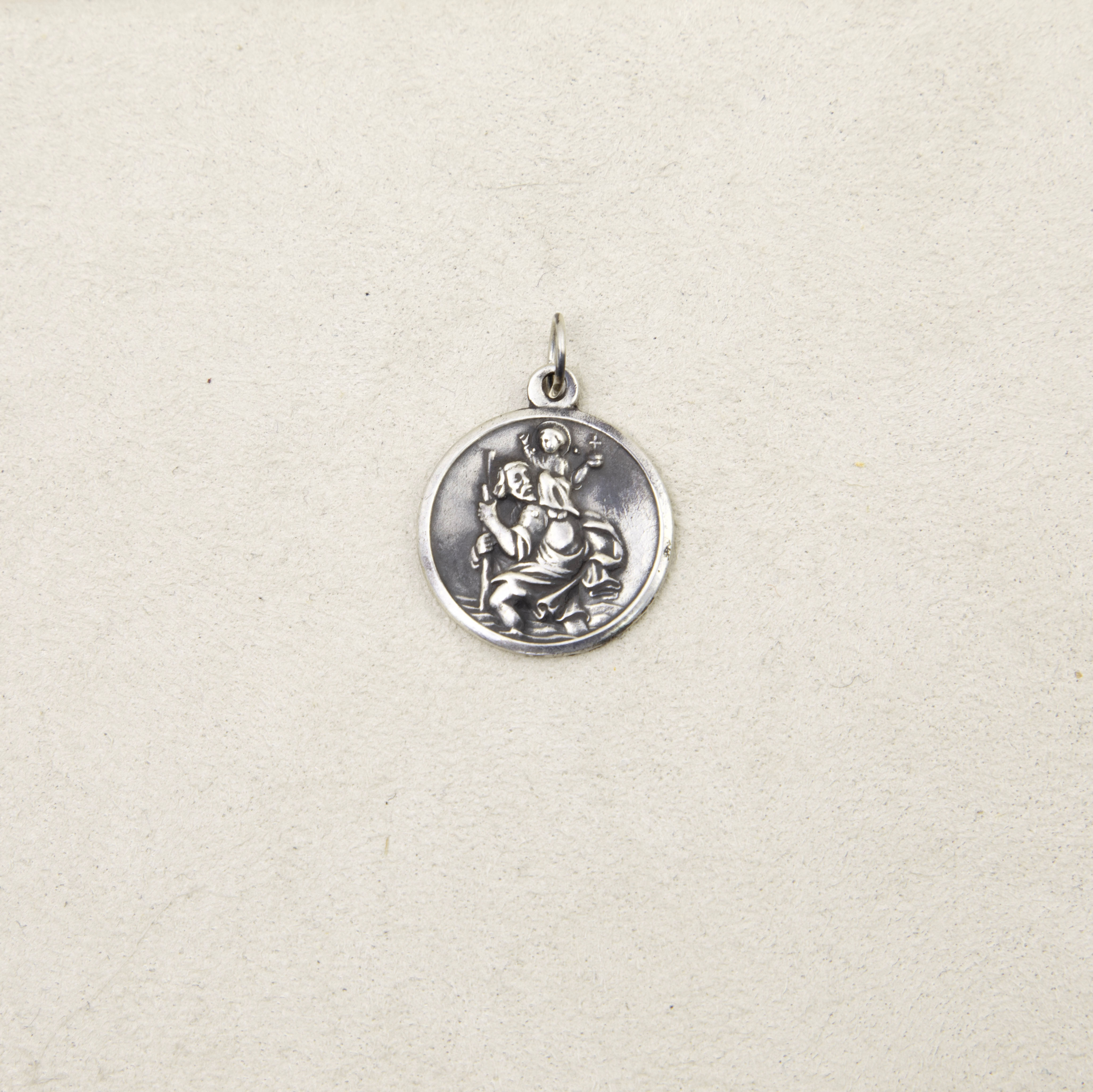 Sterling Silver St. Christopher Pendant by Mike French