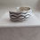 Thumbnail: Sterling Silver Satin Stamped Cuff by Justin Benally