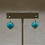 Thumbnail: Kingman Turquoise and Sterling Silver Cabs Earrings by Reba Engel
