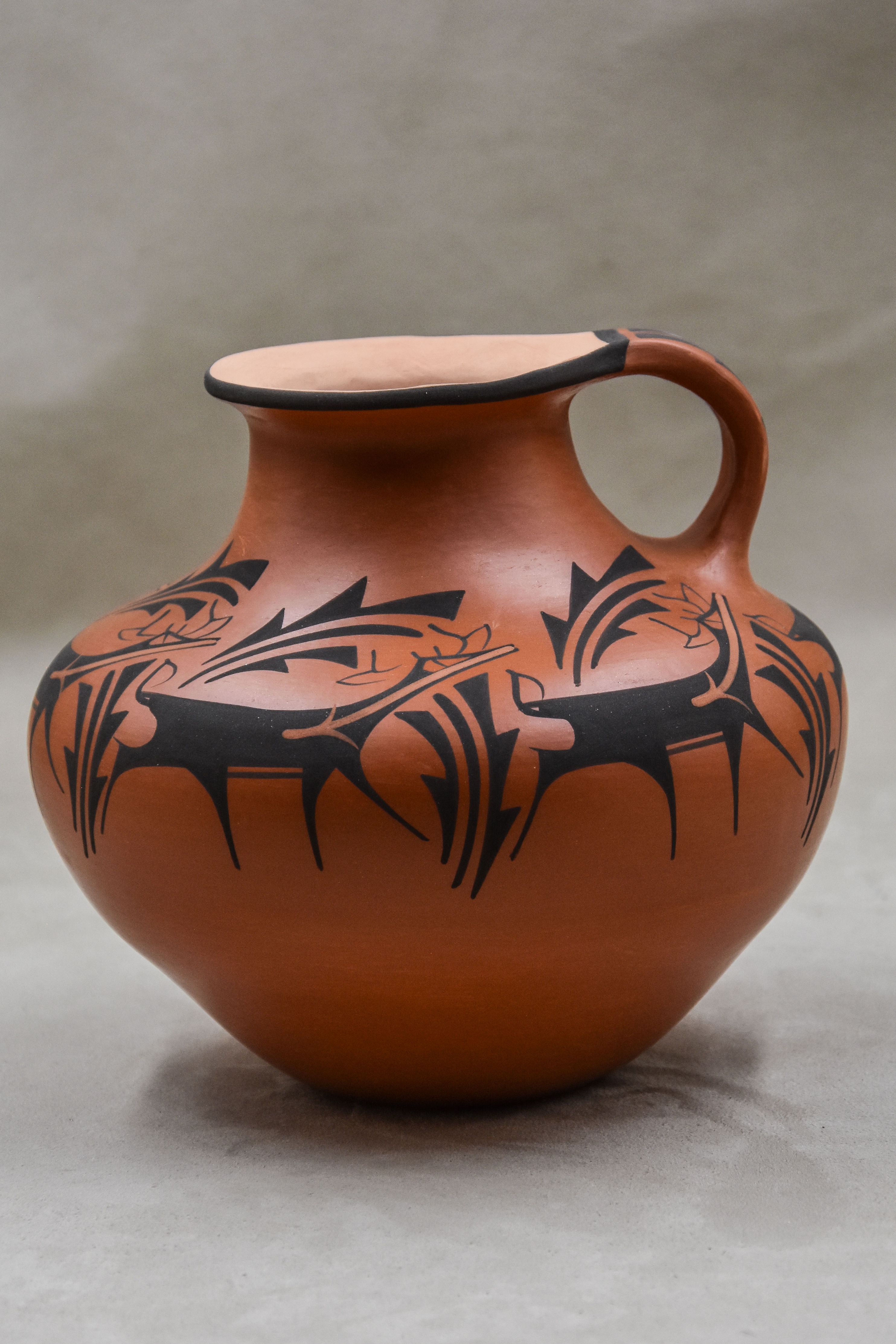 Red Deer Pitcher by Anderson Peynetsa