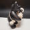 Thumbnail: Medium Black Bear with Baby in Cradleboard Sculpture by Randy Chitto