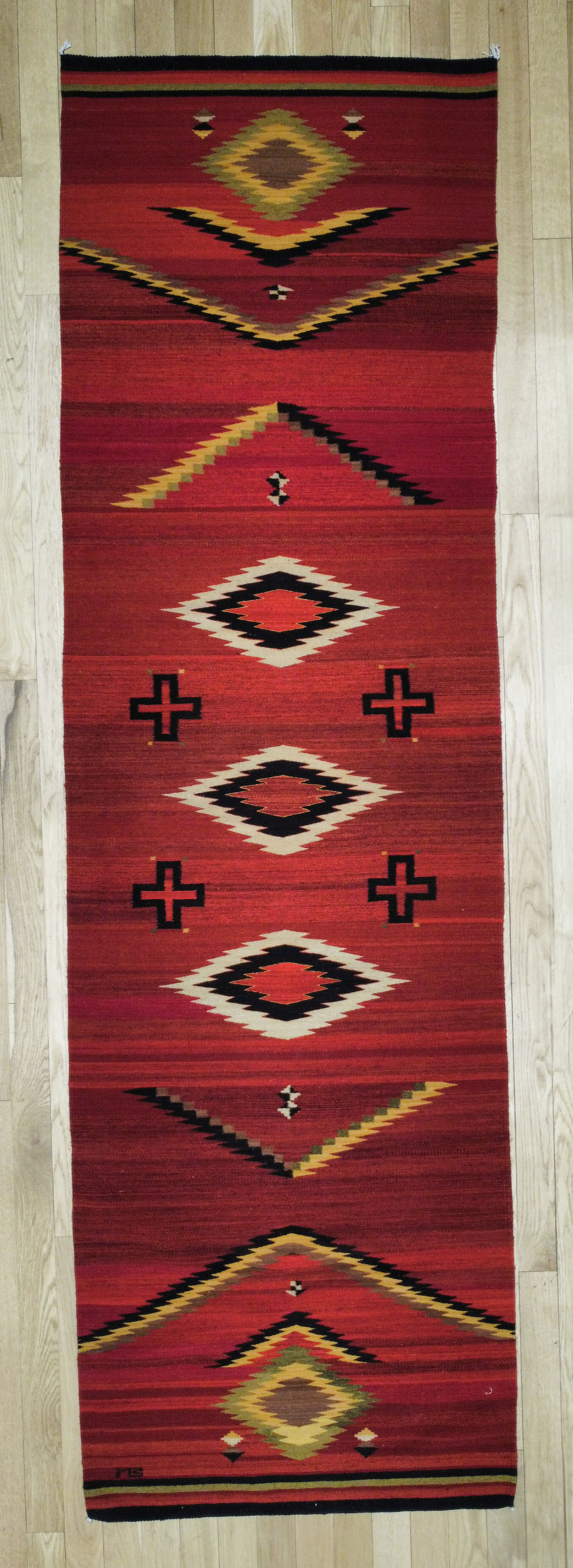 "Walk in Beauty" 3' x 10' Runner - Zapotec Weaving