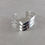 Thumbnail: Sterling Silver Three Wave Cuff by Michael & Melanie Kirk-Lente