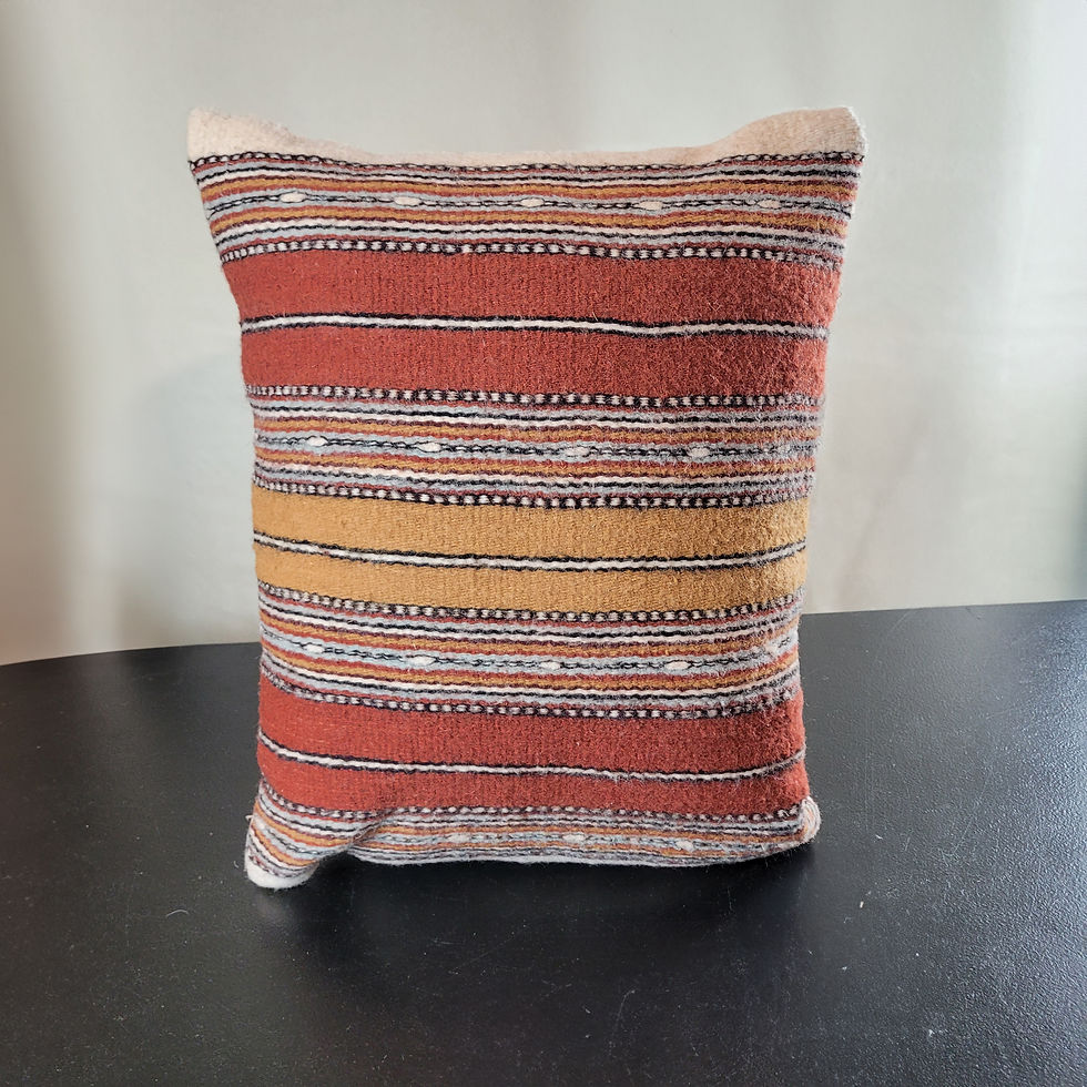 Multi Line Pattern Zapotec Pillow - 16 x 20 | True West Gallery