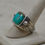Thumbnail: Natural Kingman Turquoise & Sterling Silver 11x Ring by John Rippel