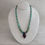 Thumbnail: Royston Turquoise Heishi Bead Necklace w/ Purple Spiney Oyster by K. Aguilar