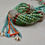 Thumbnail: Handmade SS 10 Strand, Turquoise, w/ 3 Najas Necklace by James R. Nicholson