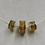 Thumbnail: S. Silver & Green Amber 3 Graduated Rounds on SS Cable by MTM Silver