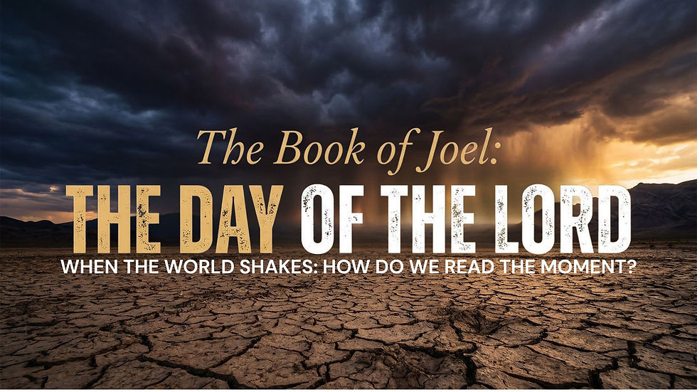 The Book Of Joel: The Day of The Lord