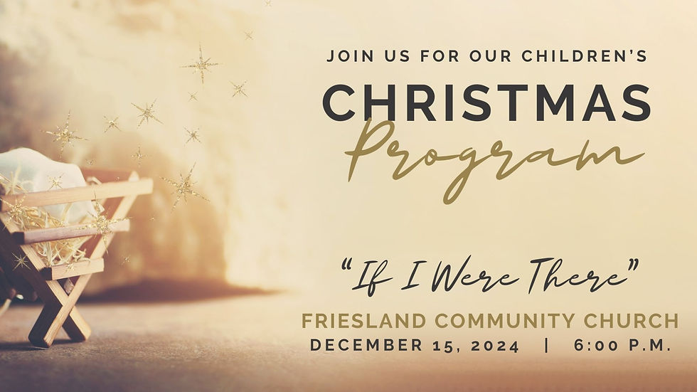 Children's Christmas Program