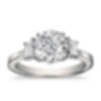 Trapezoid Side Stone Ring