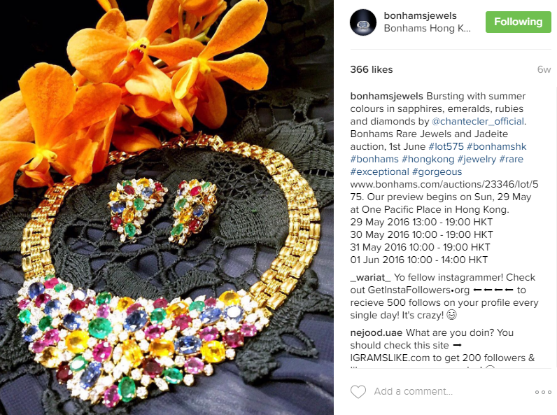 Bonhams instagram