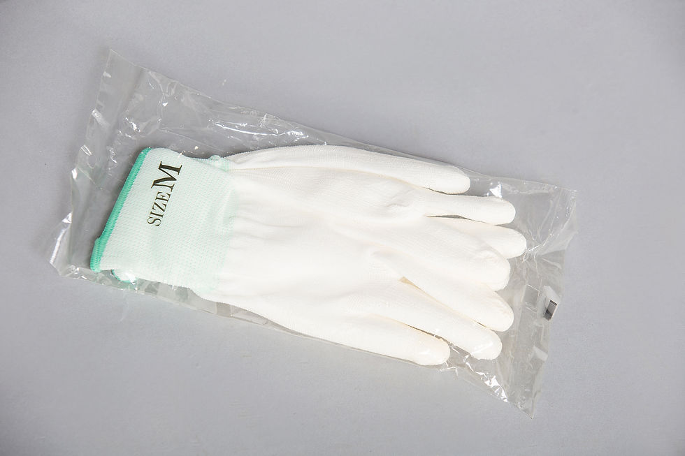 Thumbnail: Lint-Free Polyester/Nylon Knitted Gloves