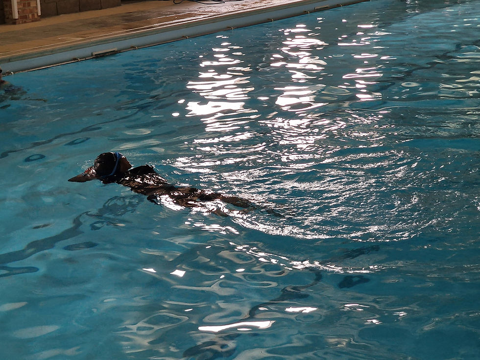 Swimming practice