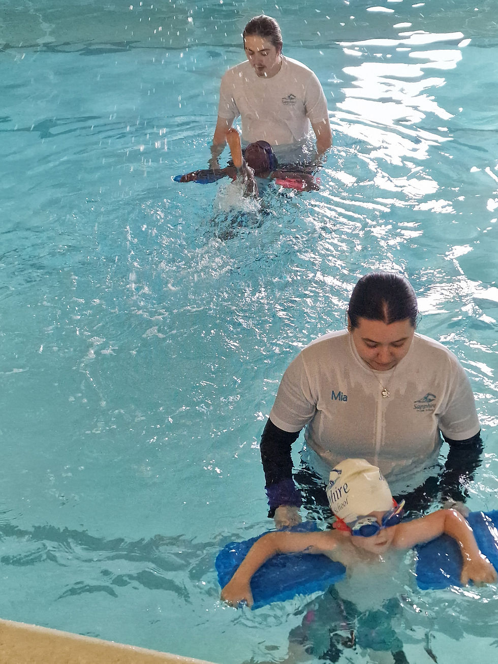 Swimming practice