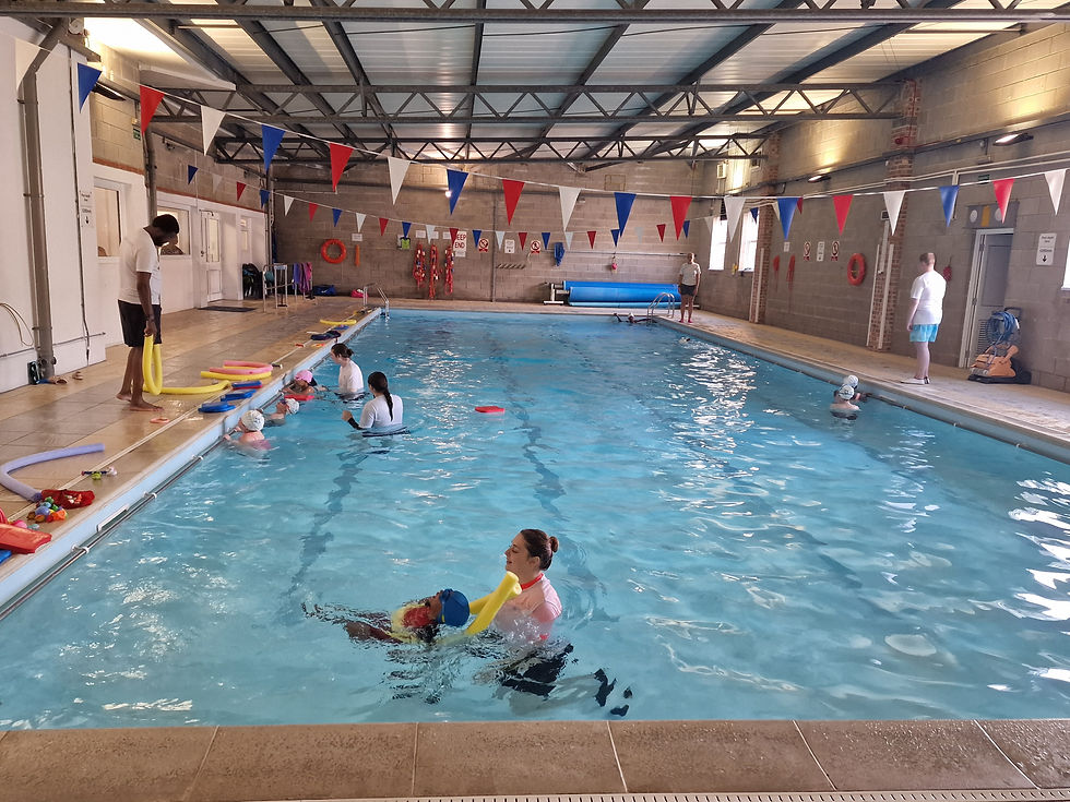 Swimming practice
