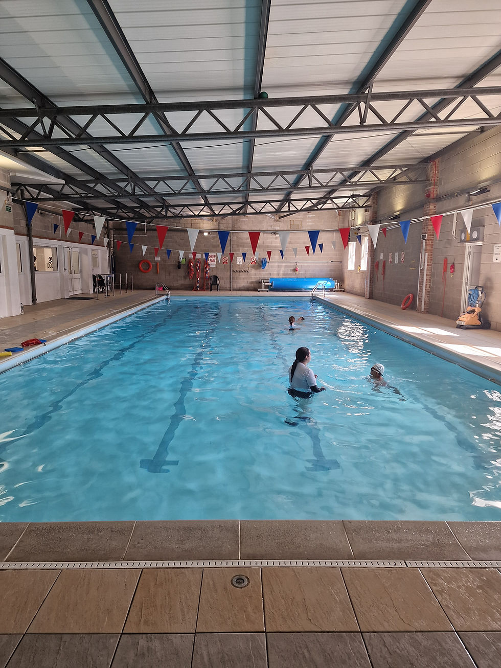 Swimming practice