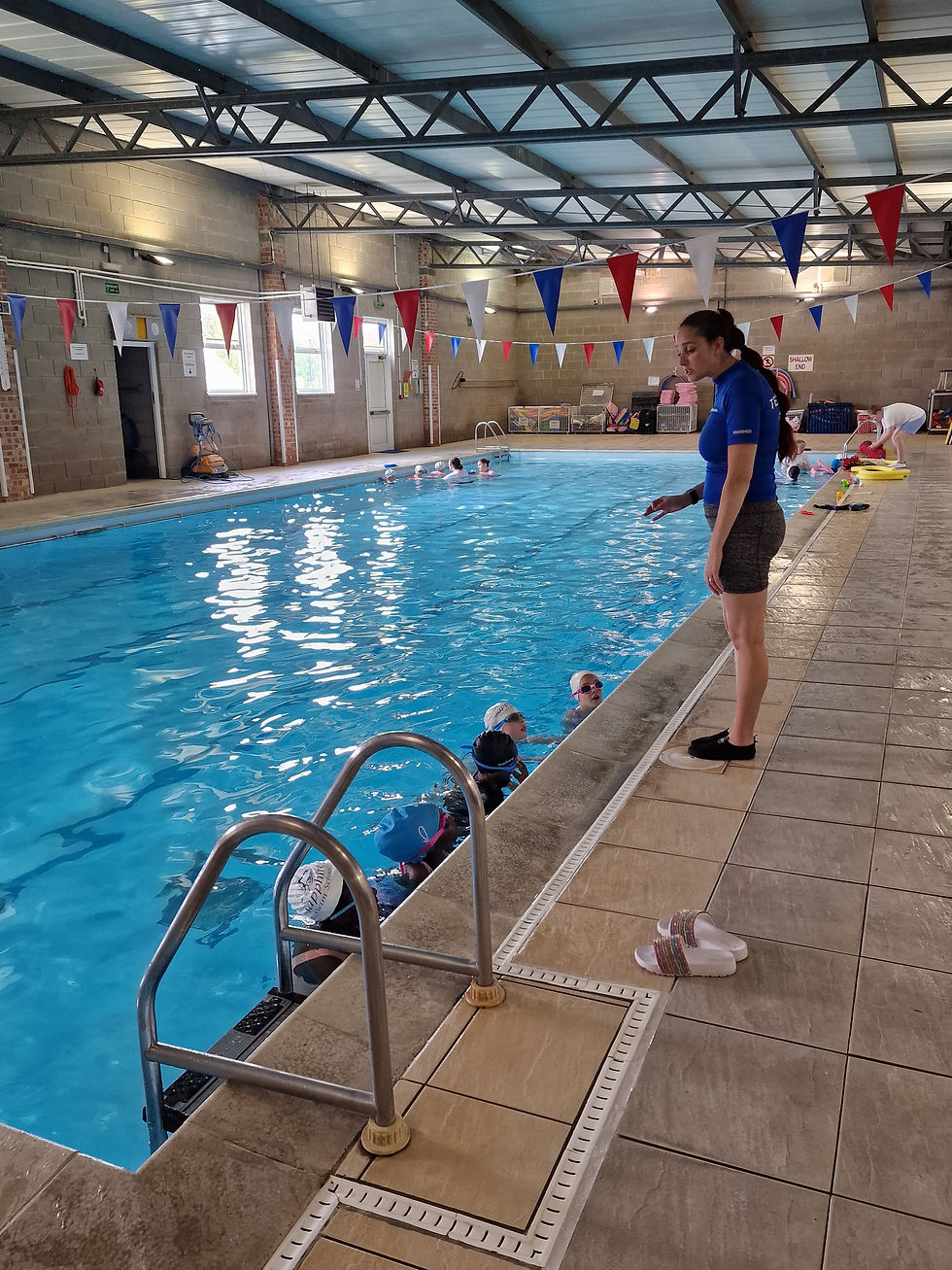 Swimming practice