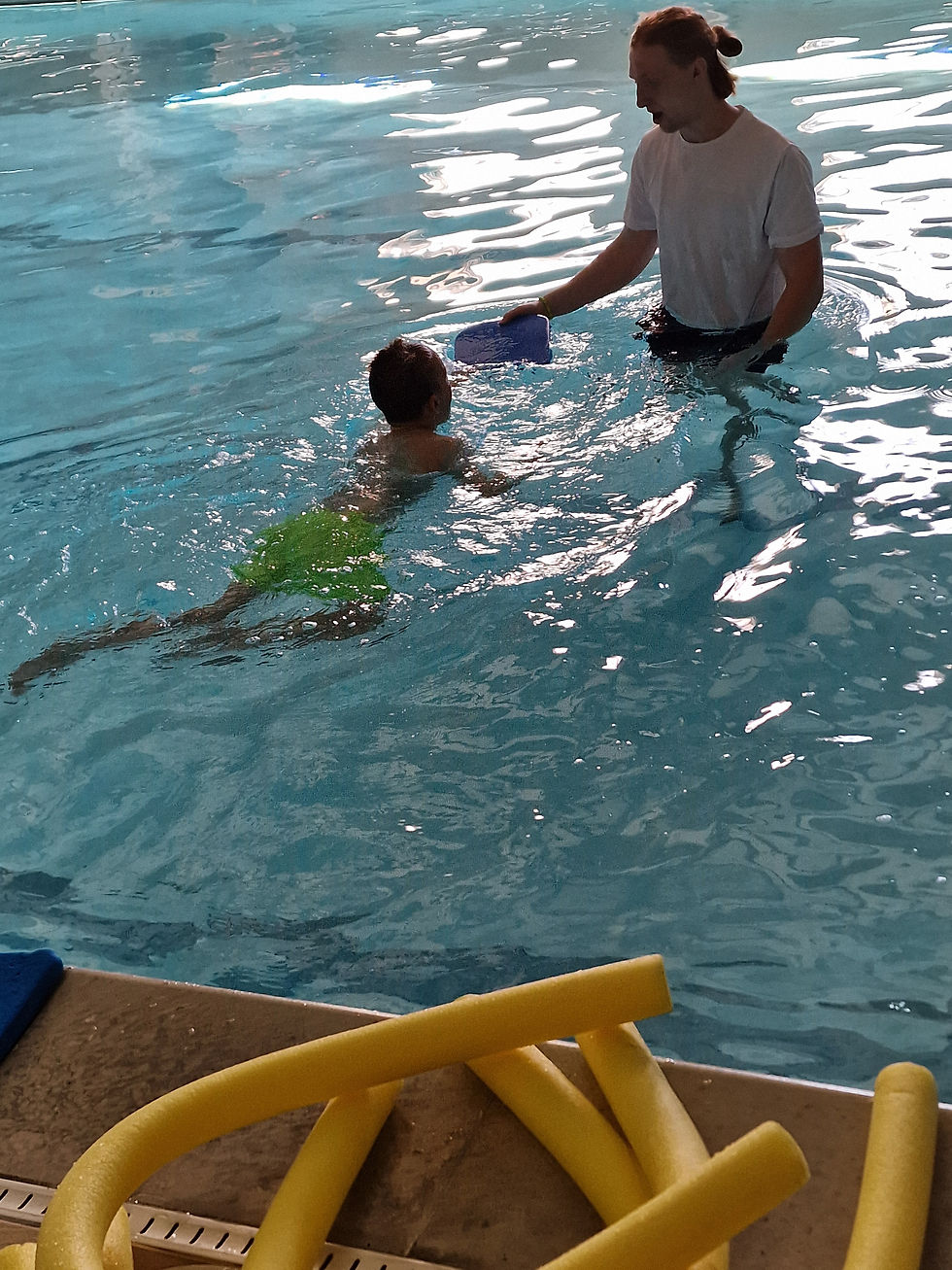Swimming practice
