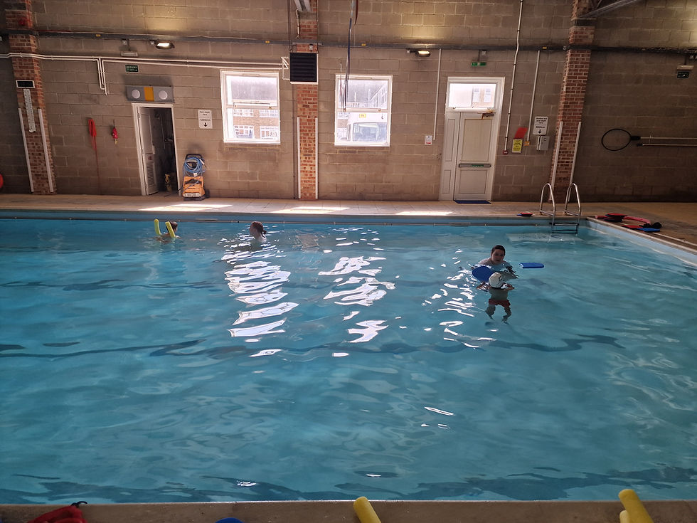 Swimming practice