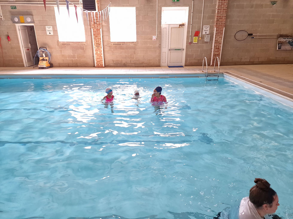 Swimming practice