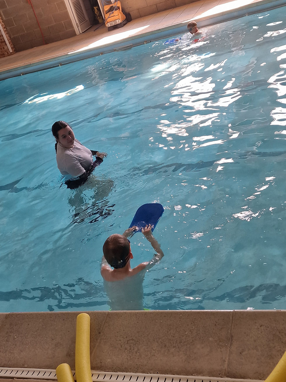 Swimming practice