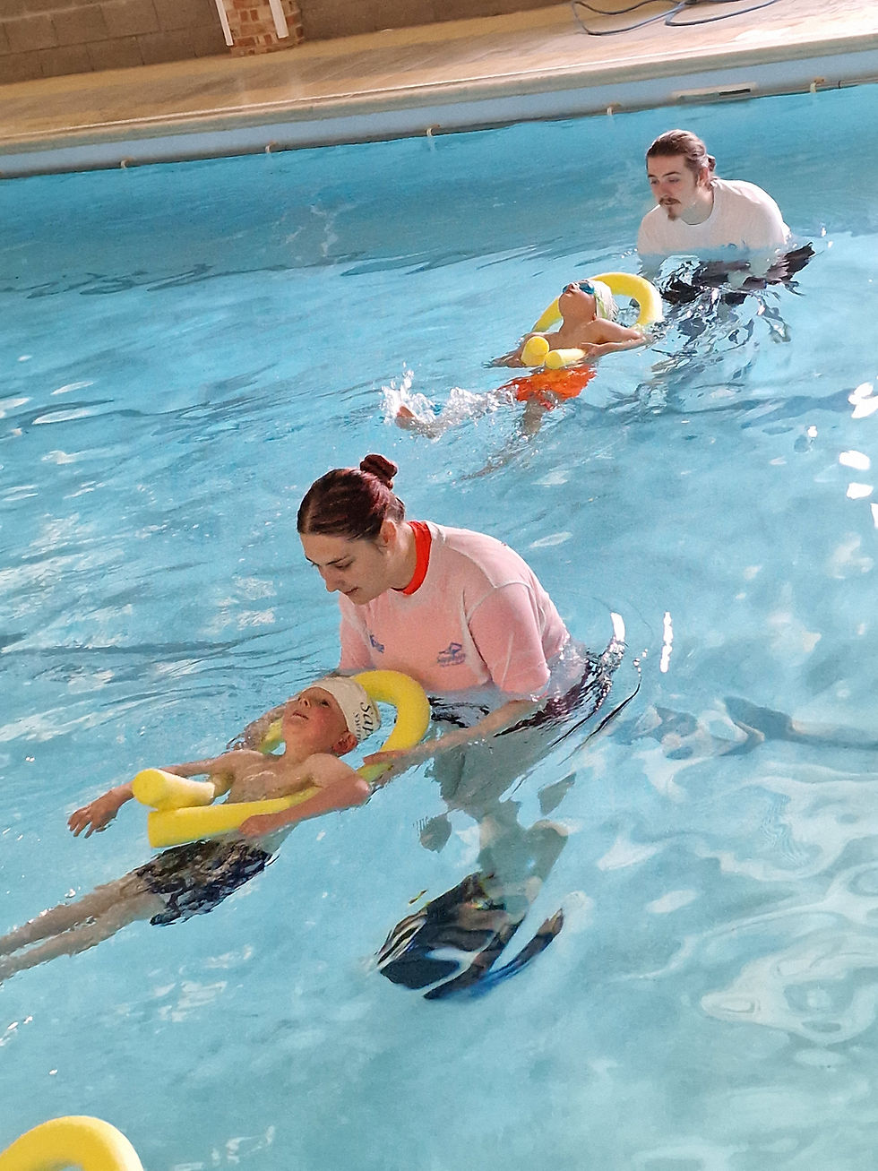 Swimming practice