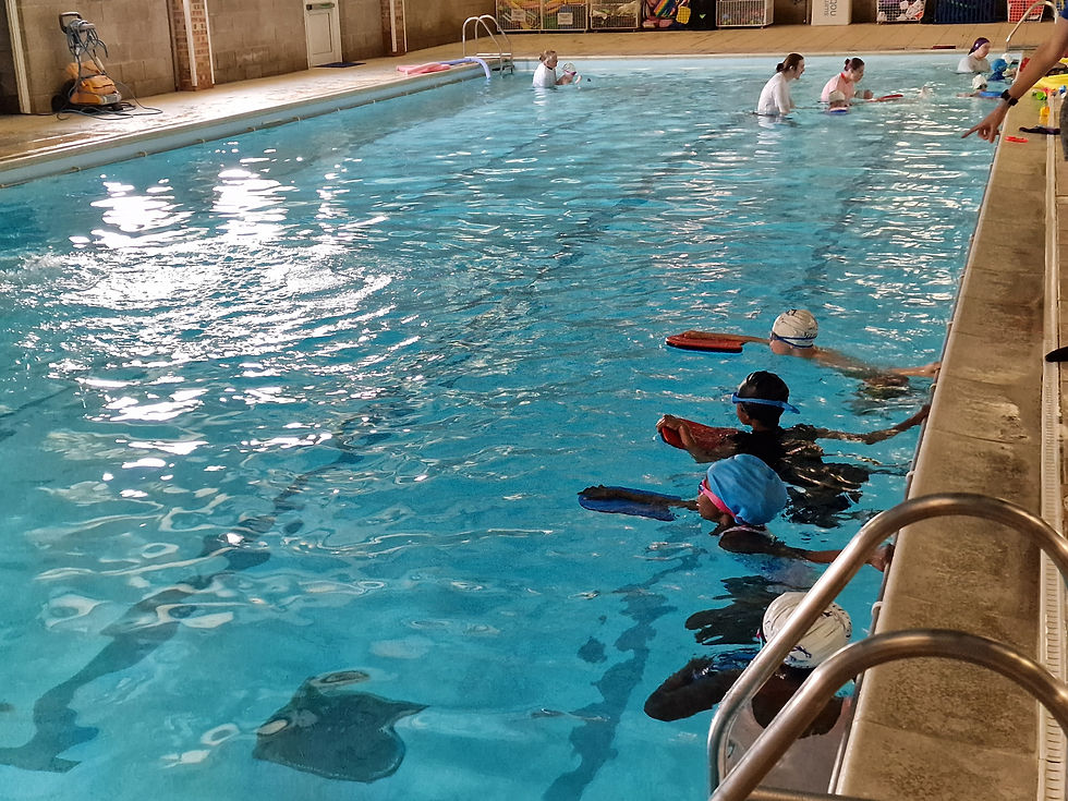 Swimming practice