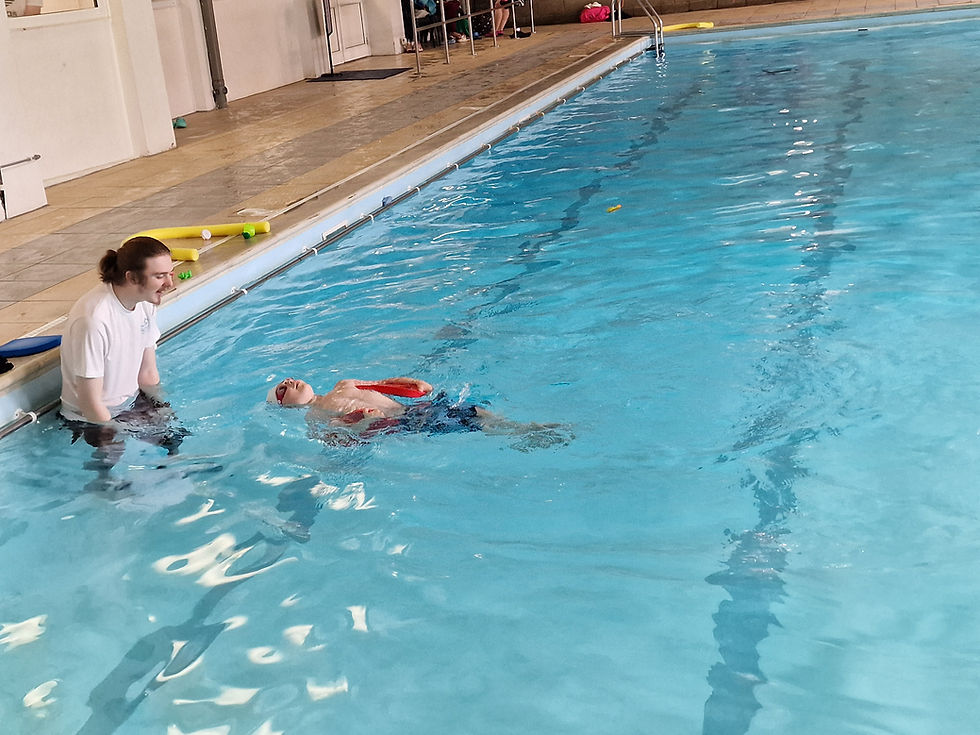 Swimming practice