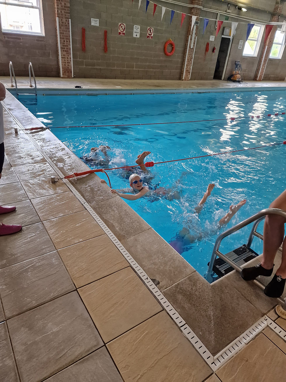Swimming practice