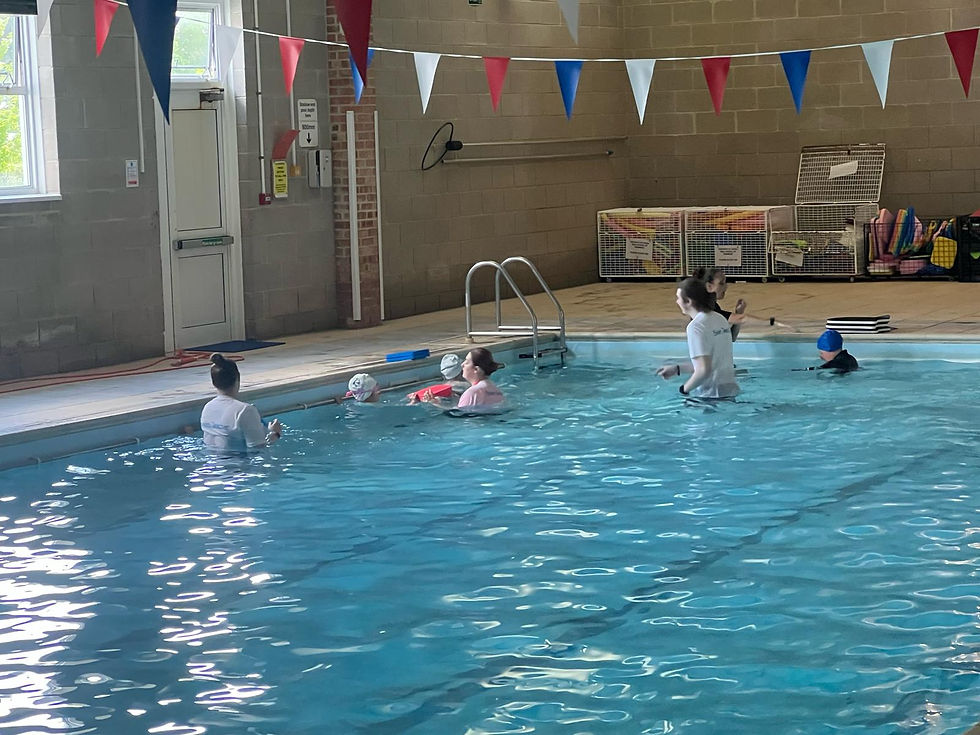 Swimming practice