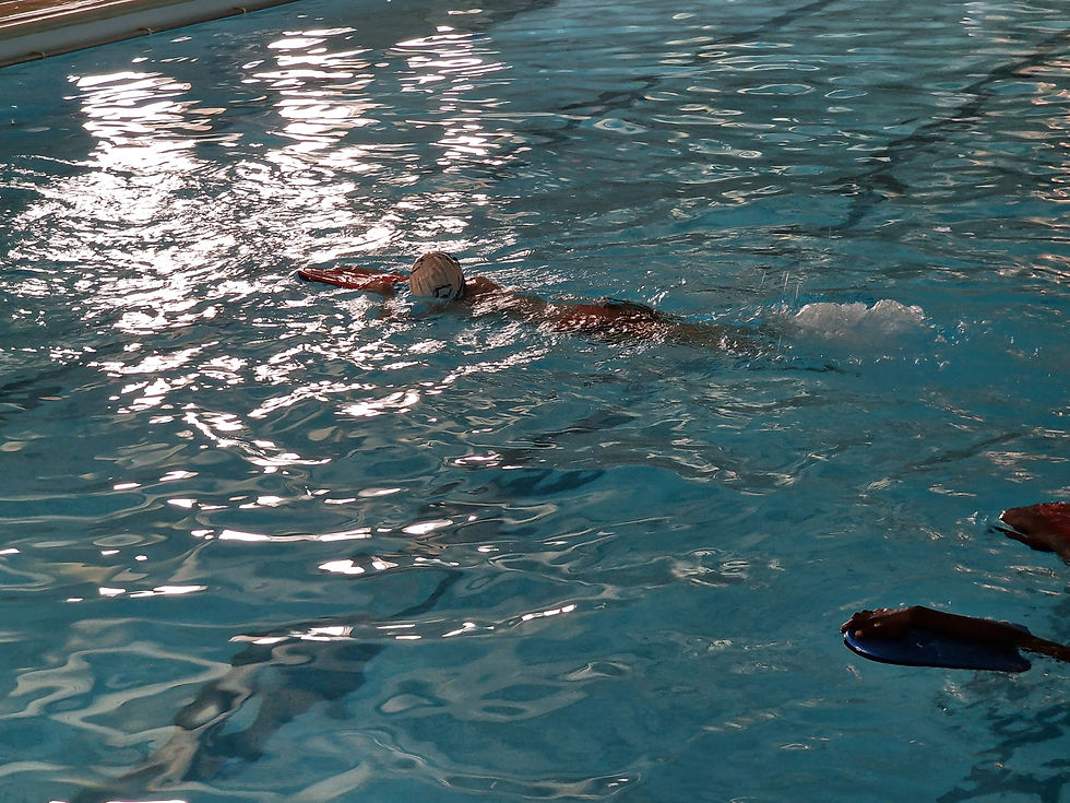 Swimming practice