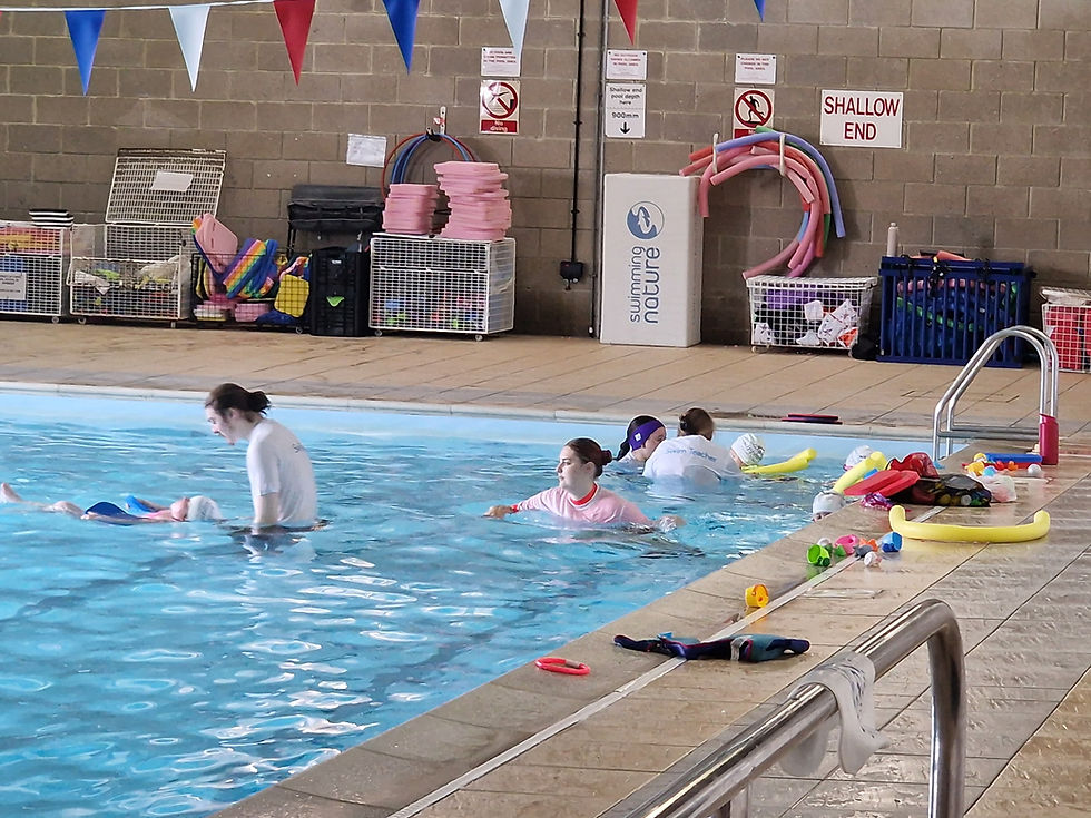 Swimming practice
