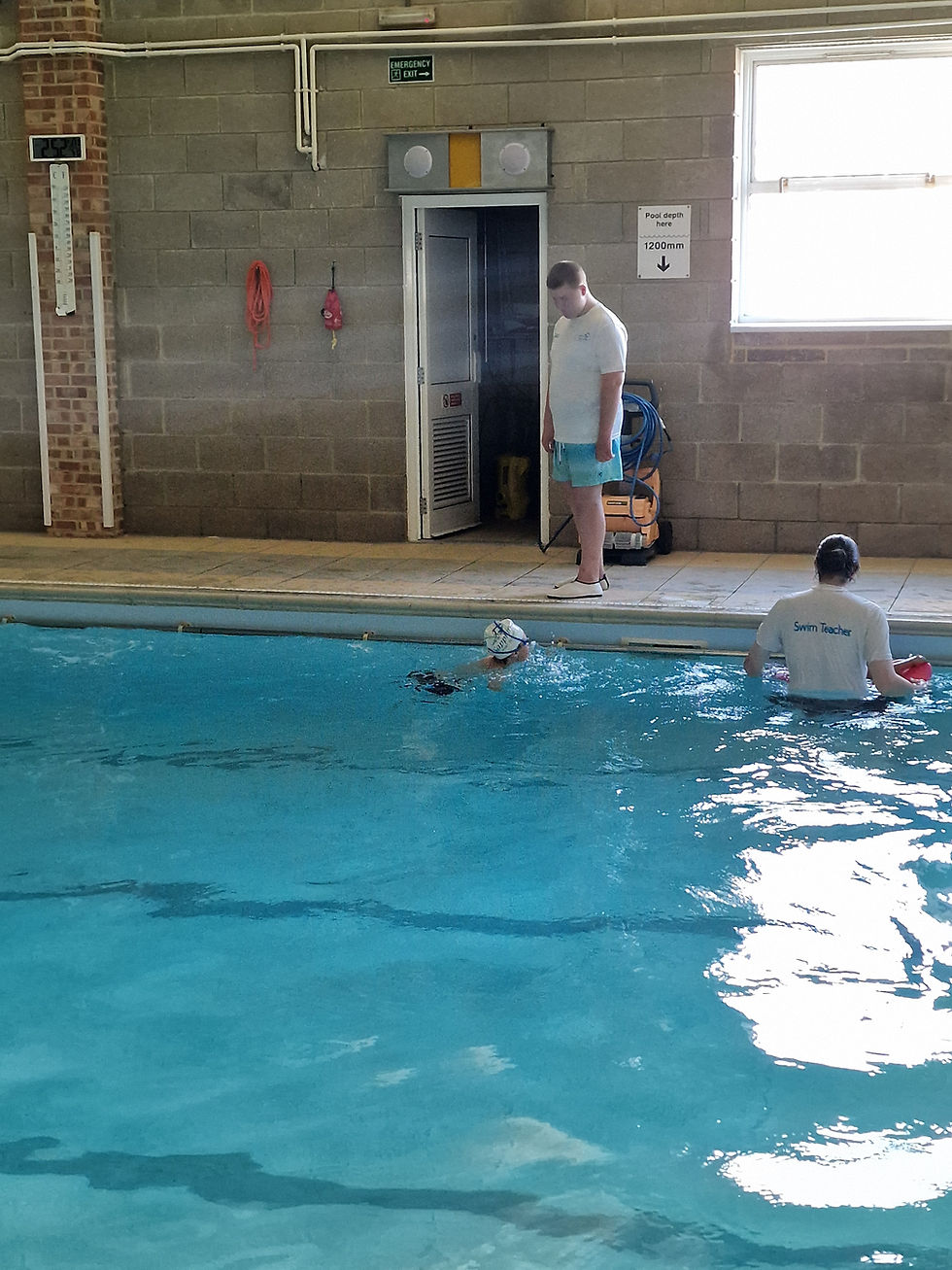 Swimming practice