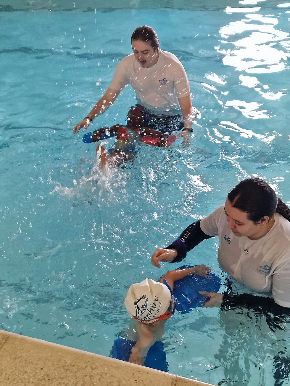 Swimming practice